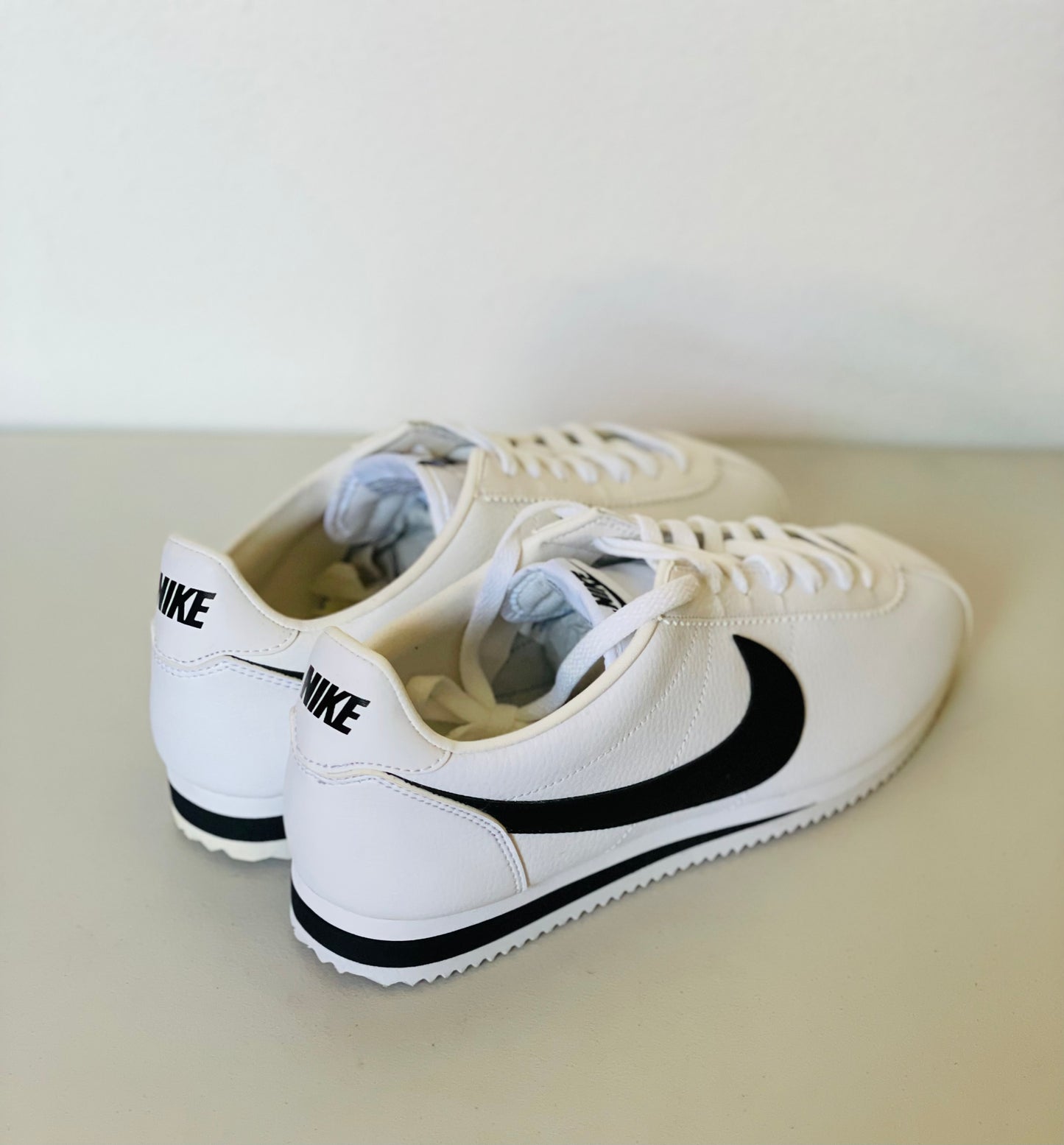 Cortez Basic Lea Wht/Blk