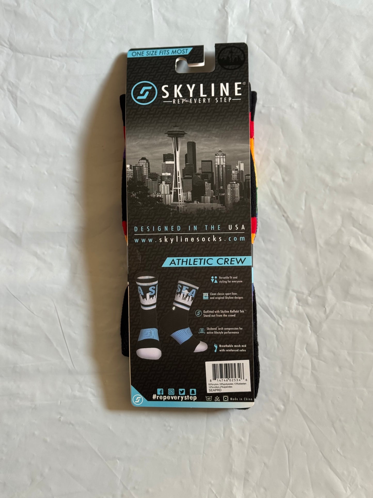Skyline Socks Seattle Pride