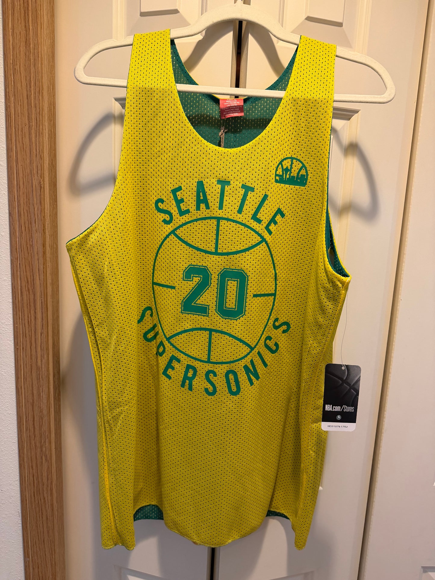 M&N Spnics Gary Payton Reversible Practice Jersey