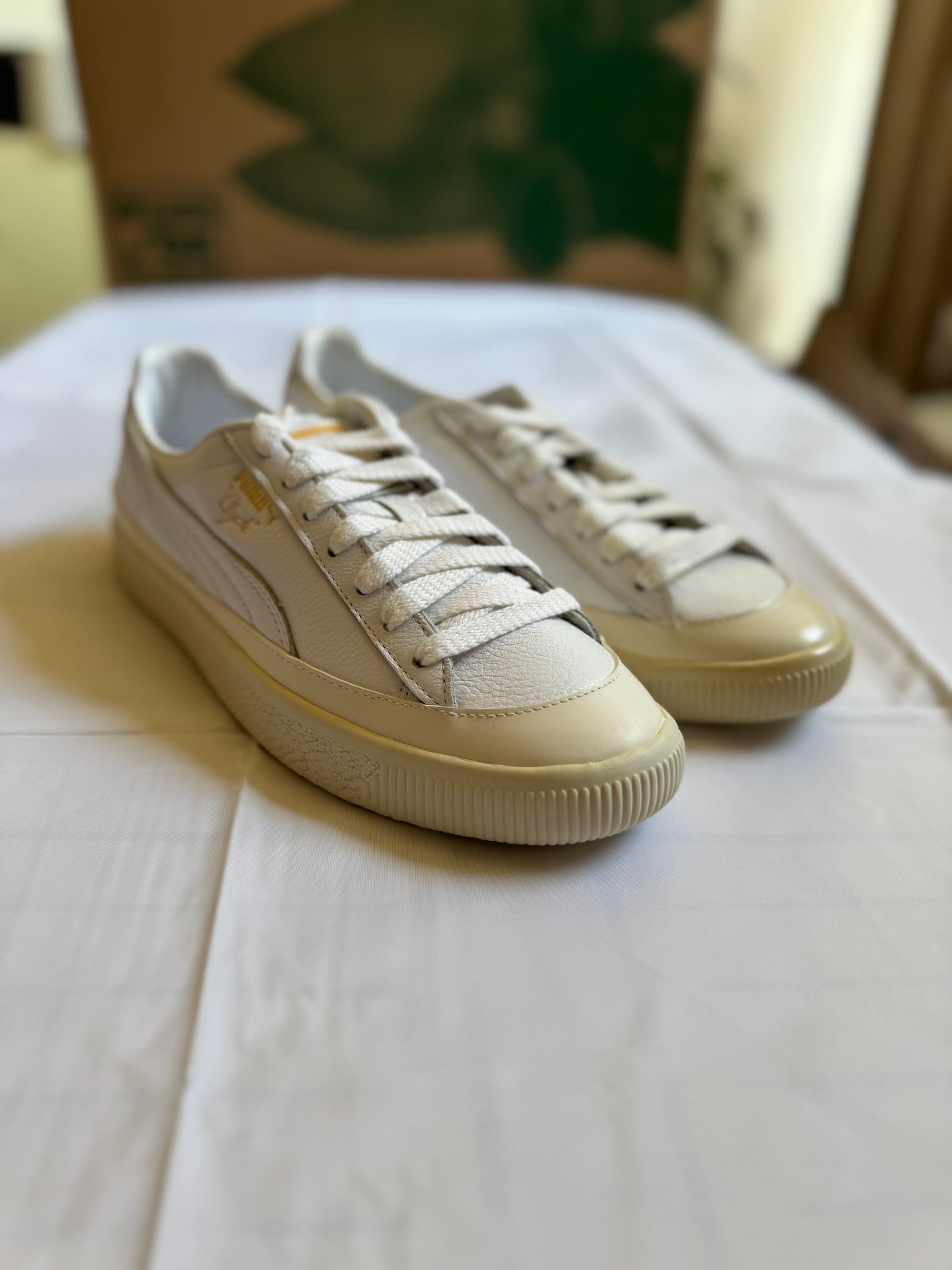 Puma Clyde Rubber Toe Lthr