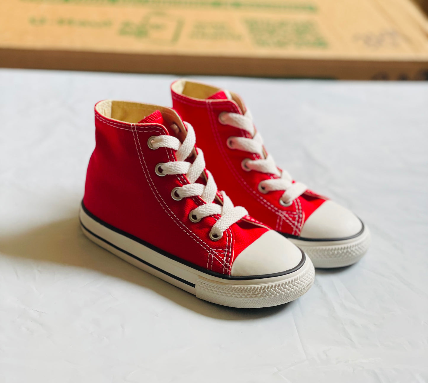 Converse All Star Hi Red Infants