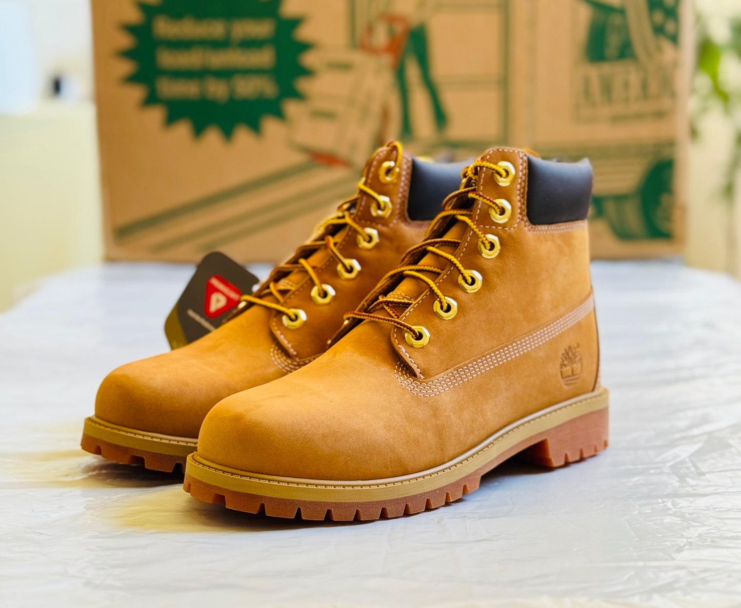 6in Premium Boot Juniors Wheat