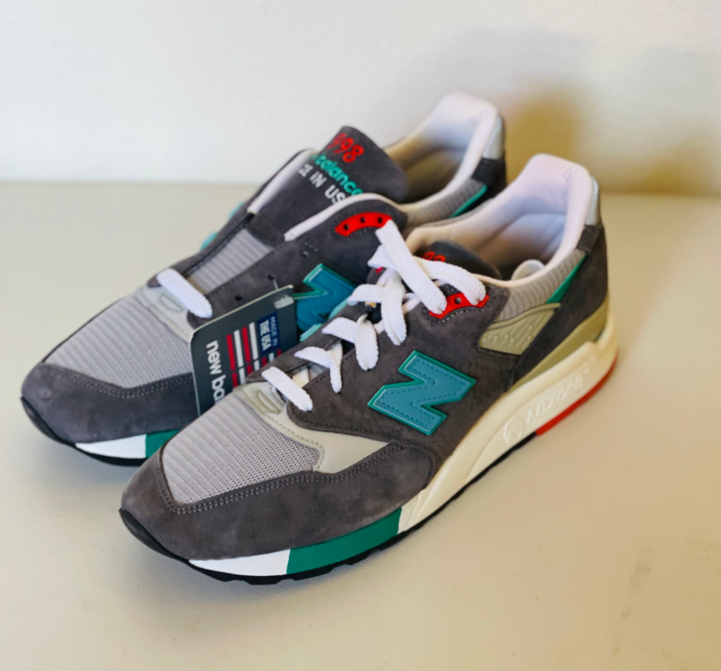New Balance M998 Made in USA Mens Grey