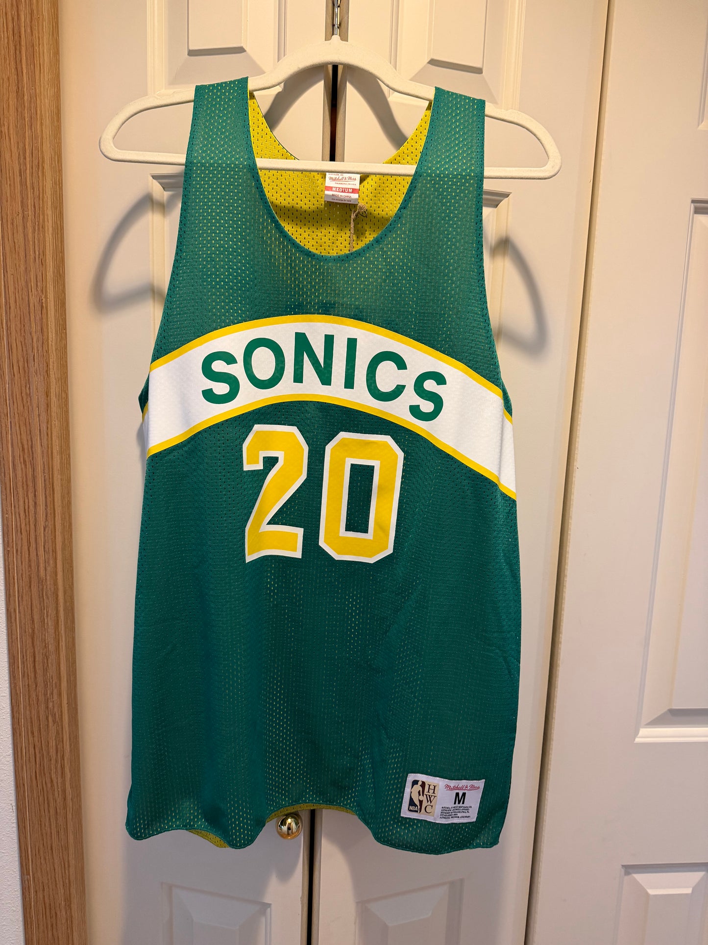 M&N Spnics Gary Payton Reversible Practice Jersey