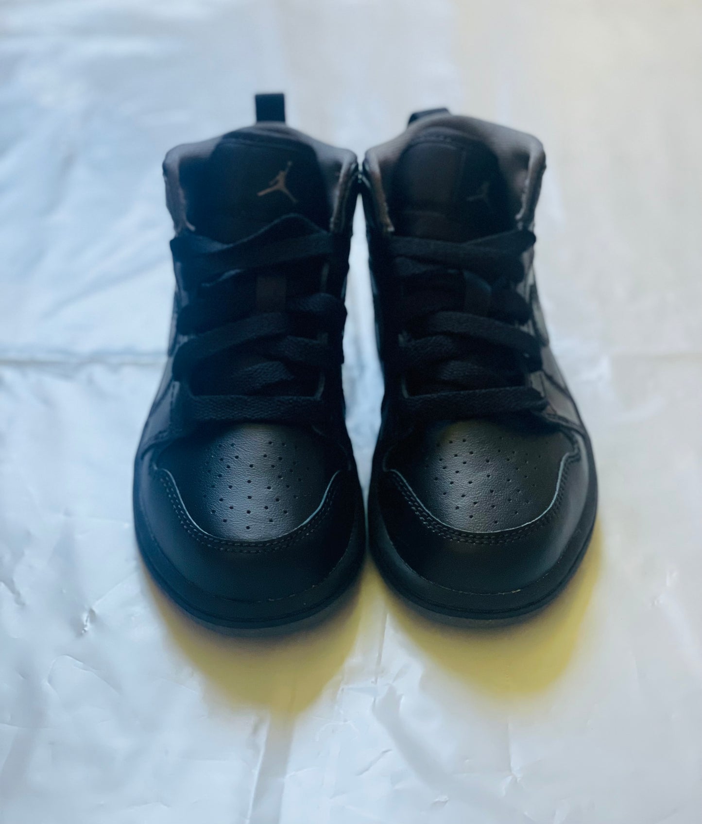 Jordan 1 Mid Kids blk/blk-dark grey