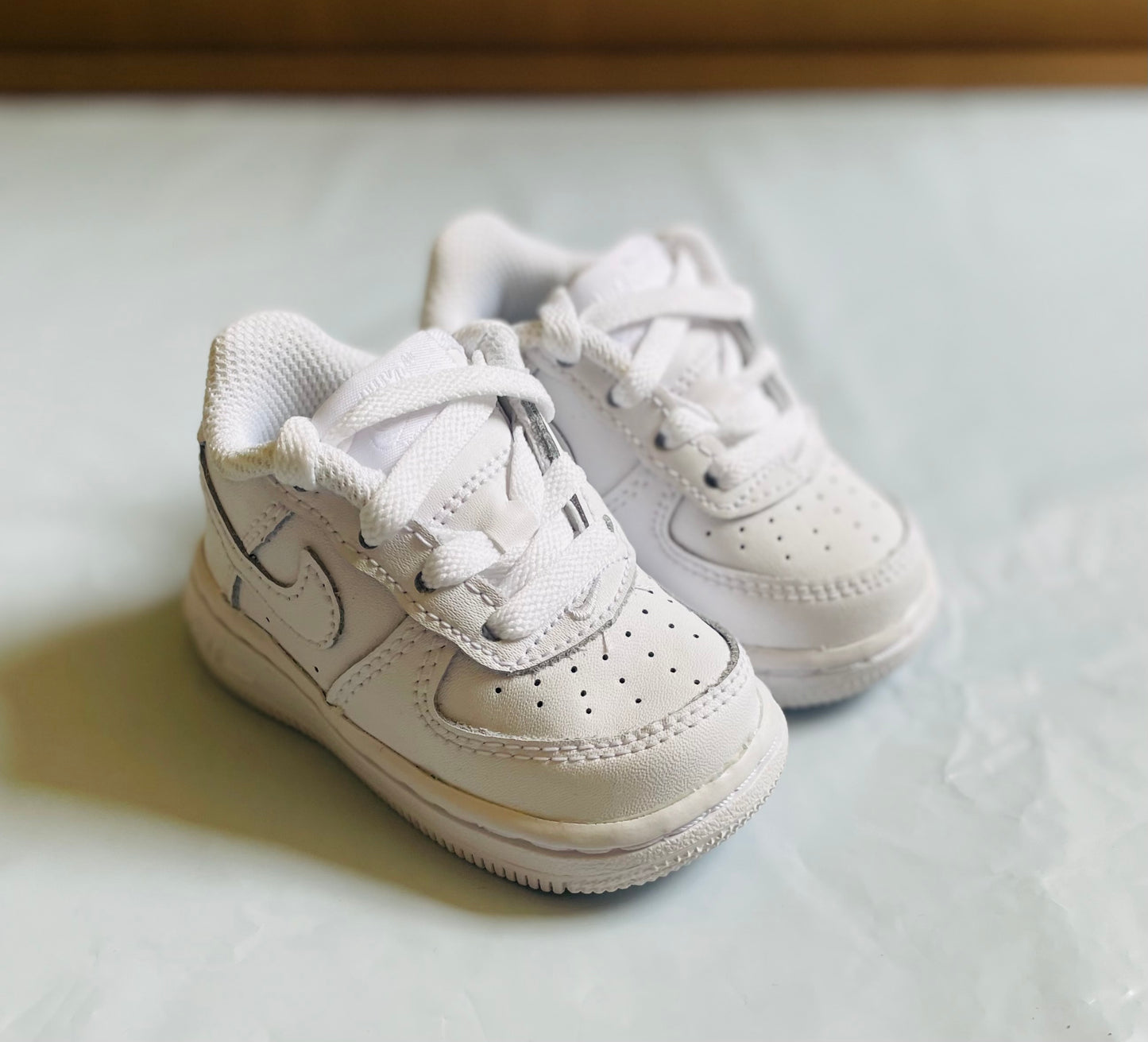 Air Force 1 all white low infants (TD) newer