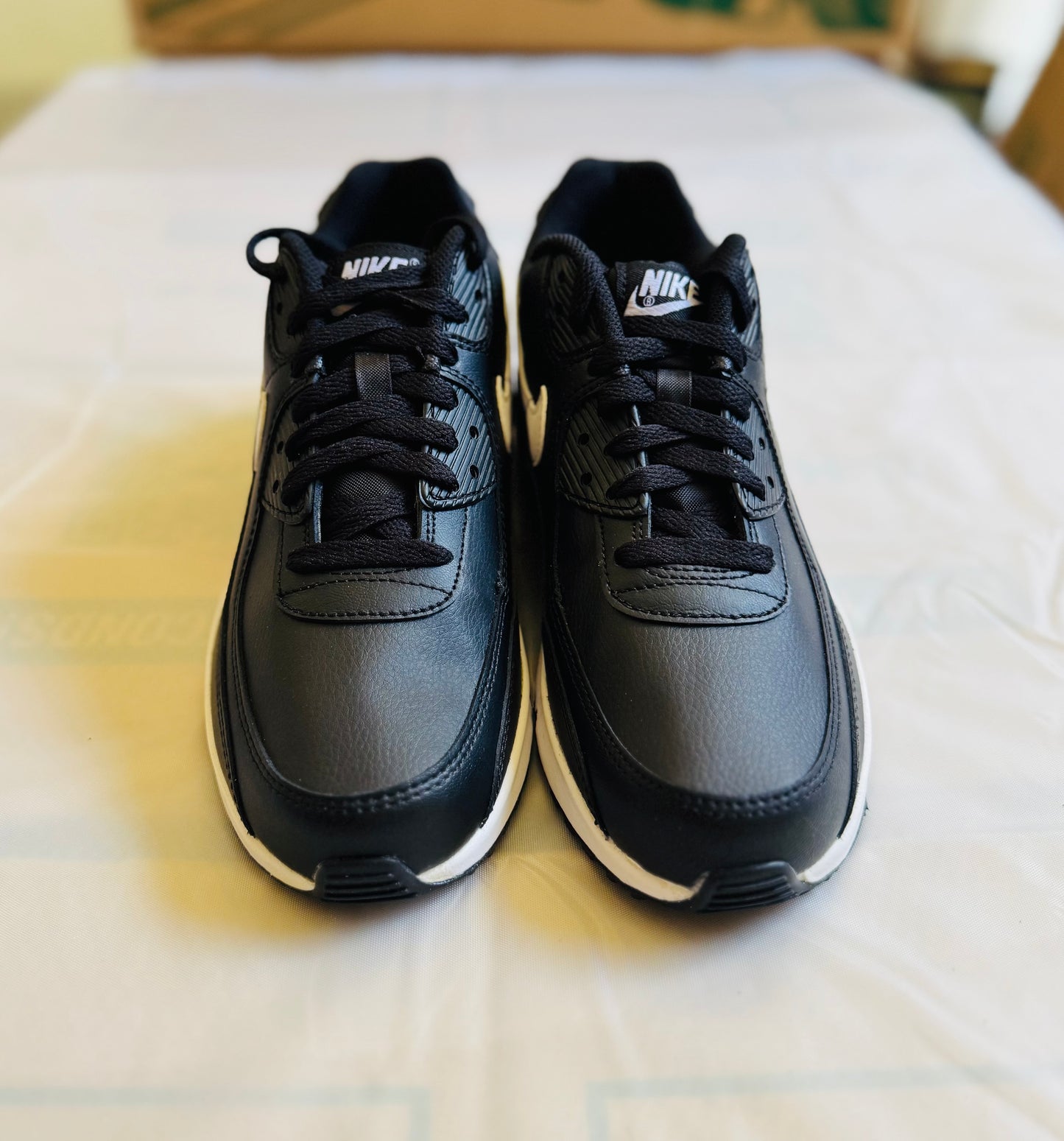 Nike Air Max 90 Juniors Blk/Wht-Blk