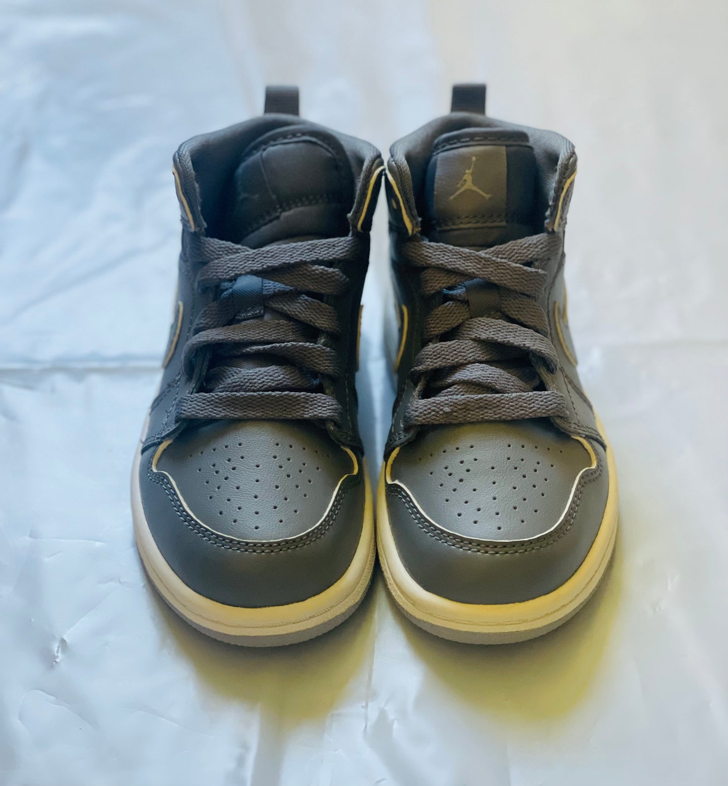 Jordan 1 Mid Kids cool grey/wht-wolf grey