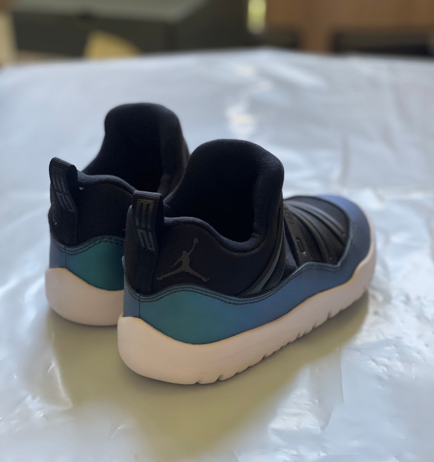 Jordan 11 Retro Little Flex PS green