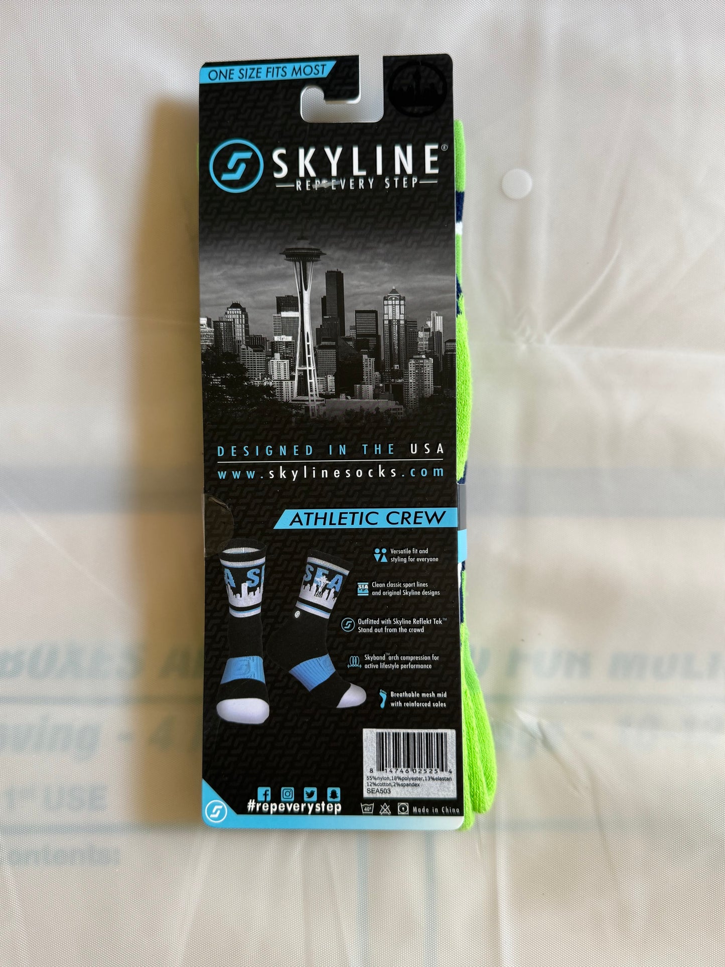 Skyline Socks Seattle Sounders Colorway