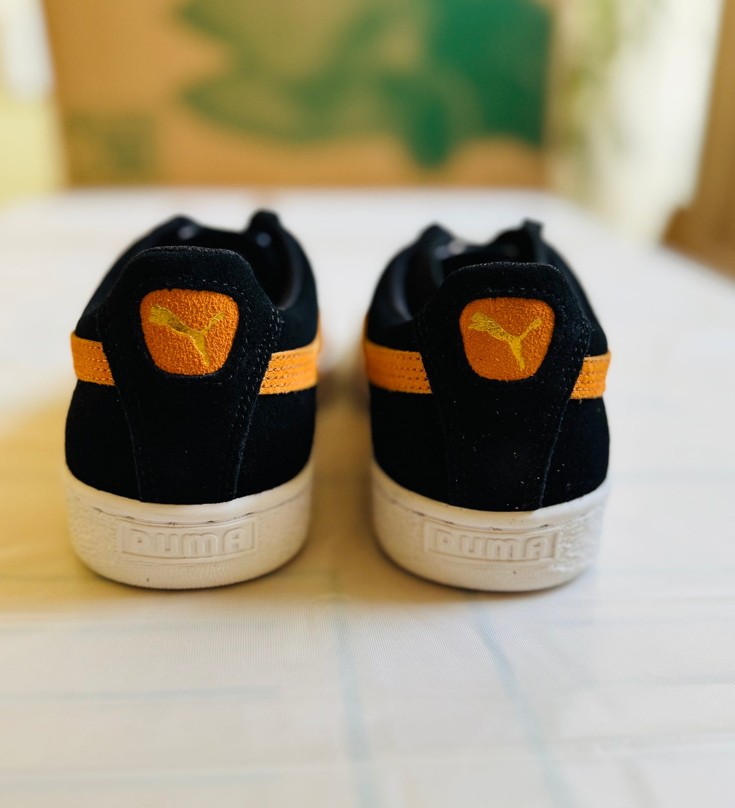 Suede Classic black/orange