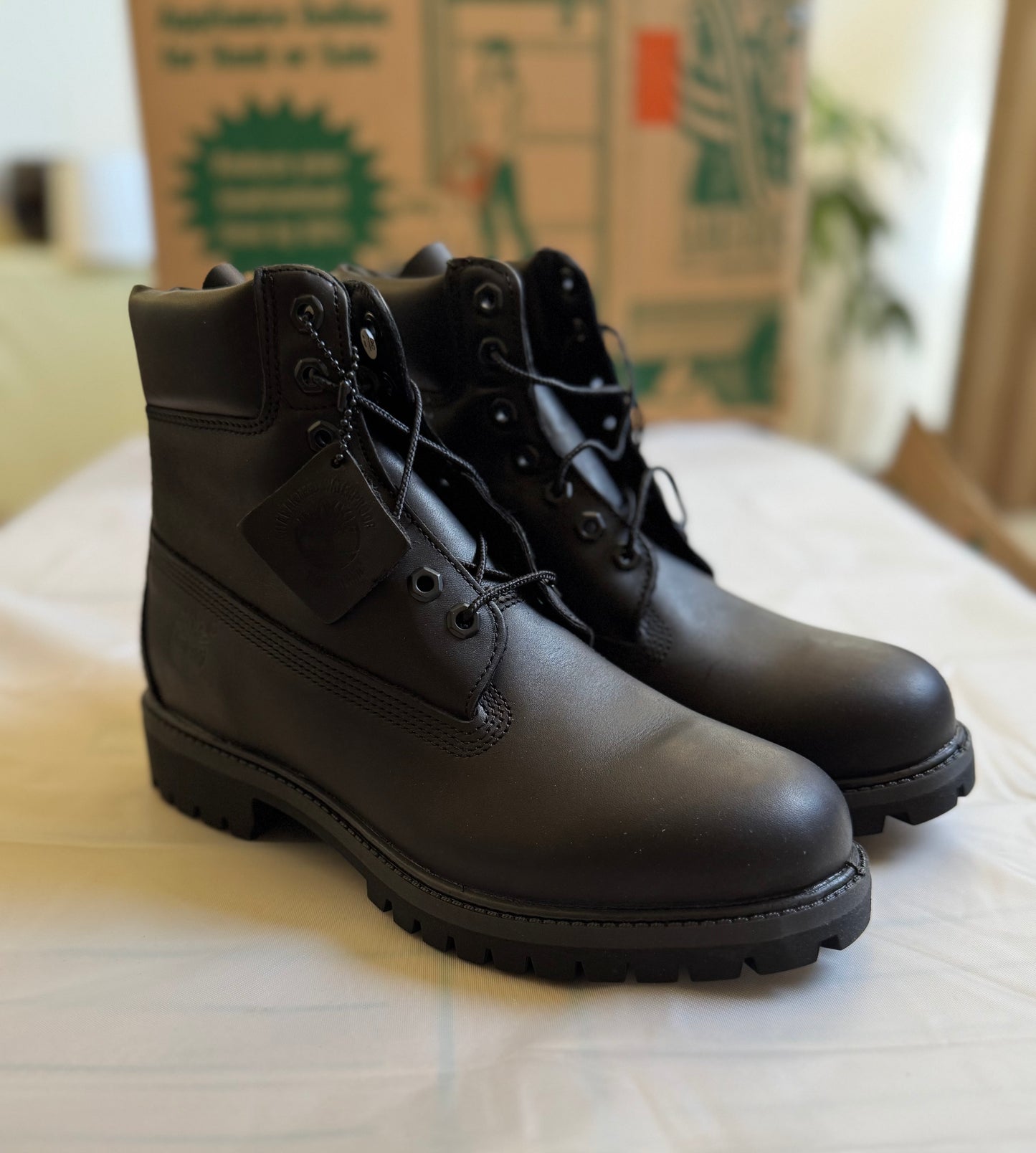 Premium 6inch Boot Mens Smooth Black Leather