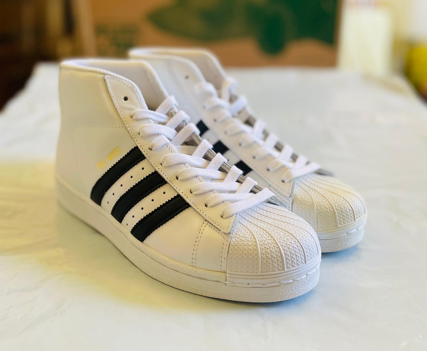 ProModel White/Black Mens-Adidas