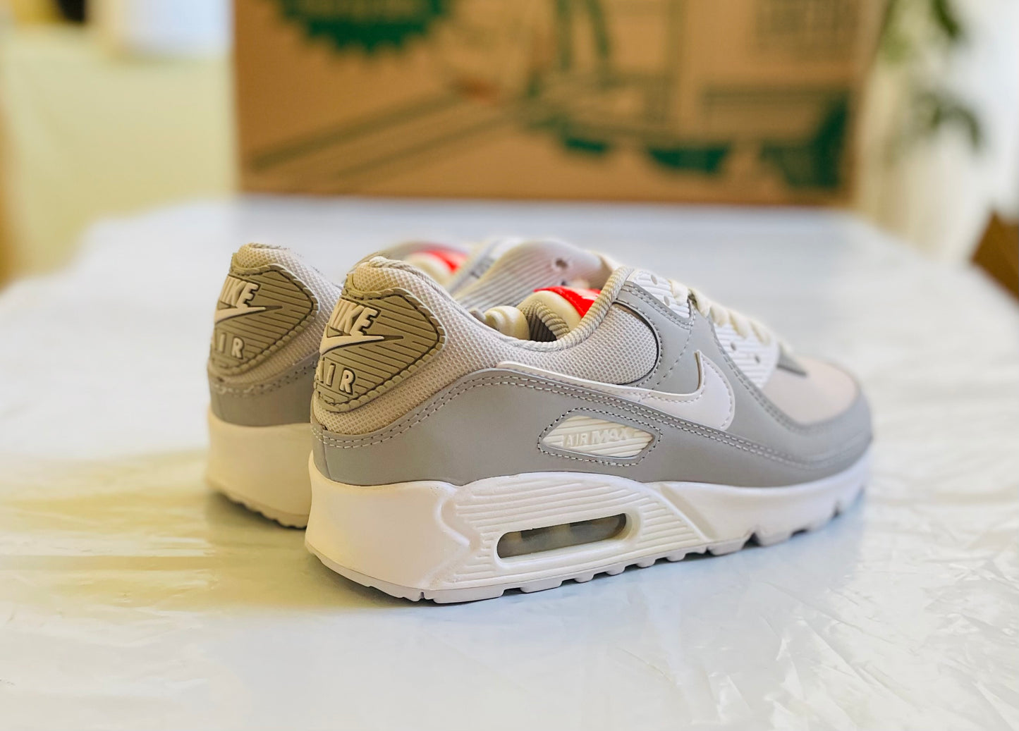 Womens Nike Air Max 90 grey smoke