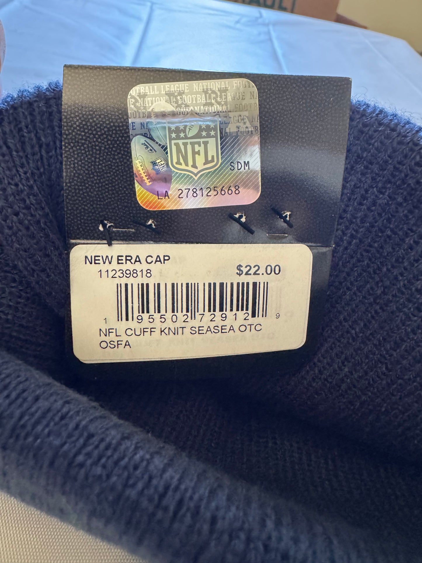 New Era Cuff Knit Beanie Seattle Seahawks