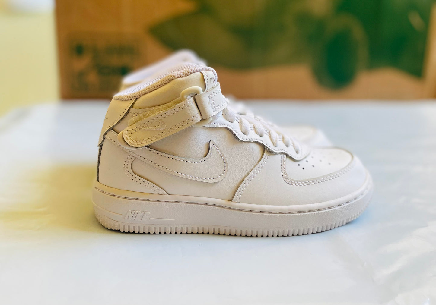 Air Force 1 Mid PS Wht/Wht