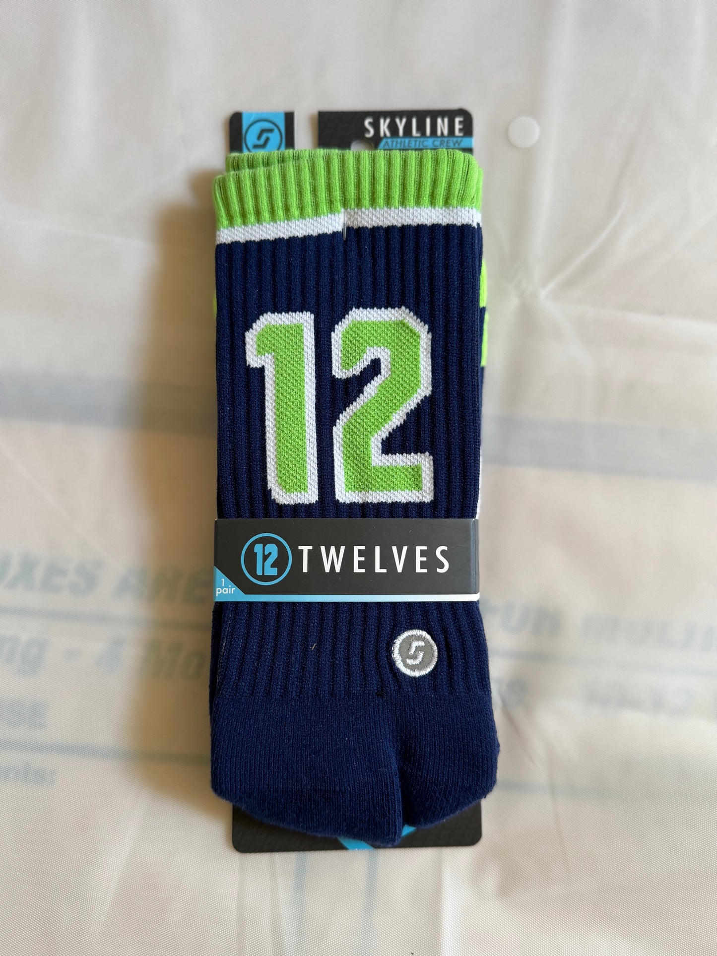 Skyline Socks 12 Seattle Seahawks Colorway