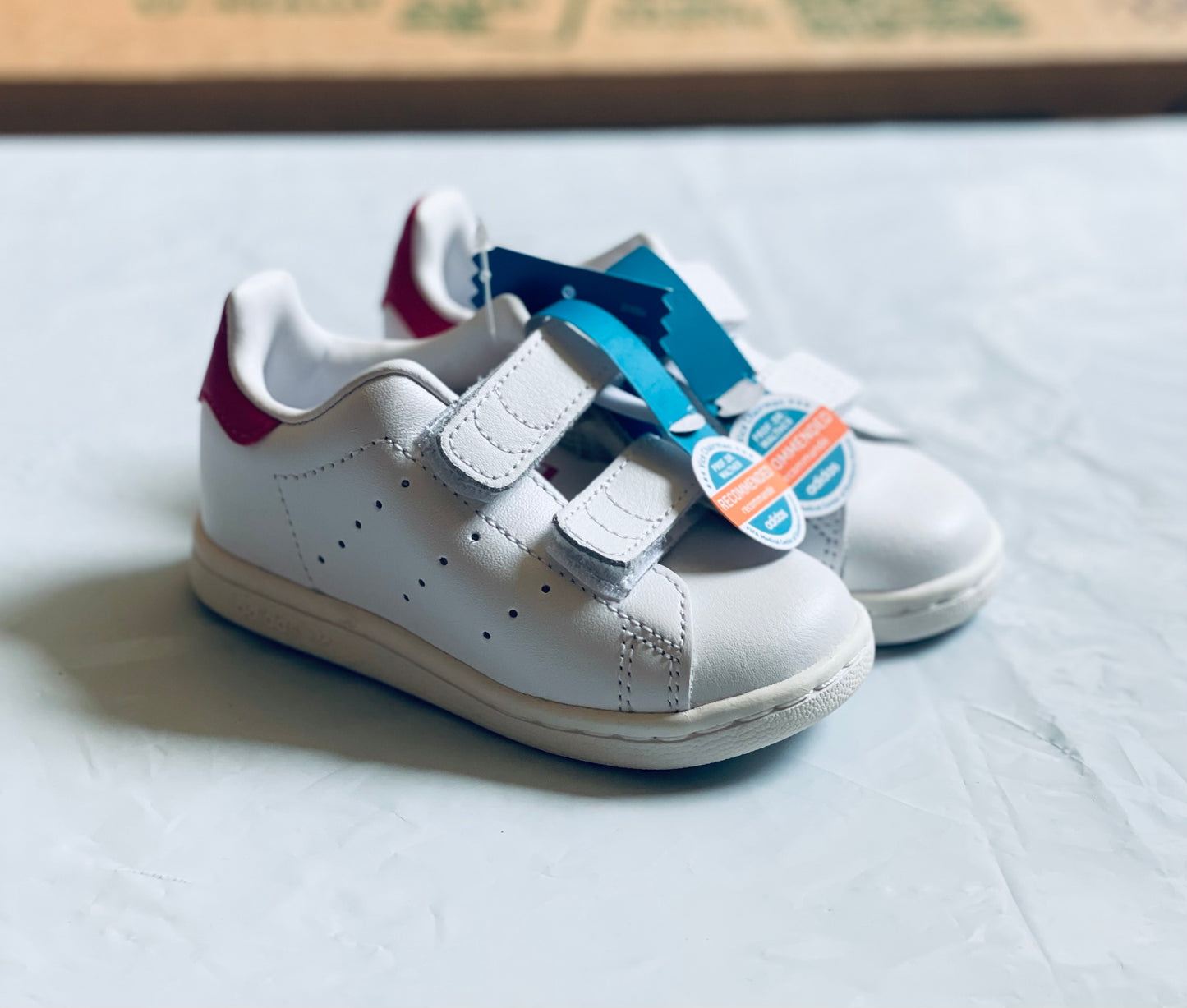 Stan Smith CF I infants w/bold pink