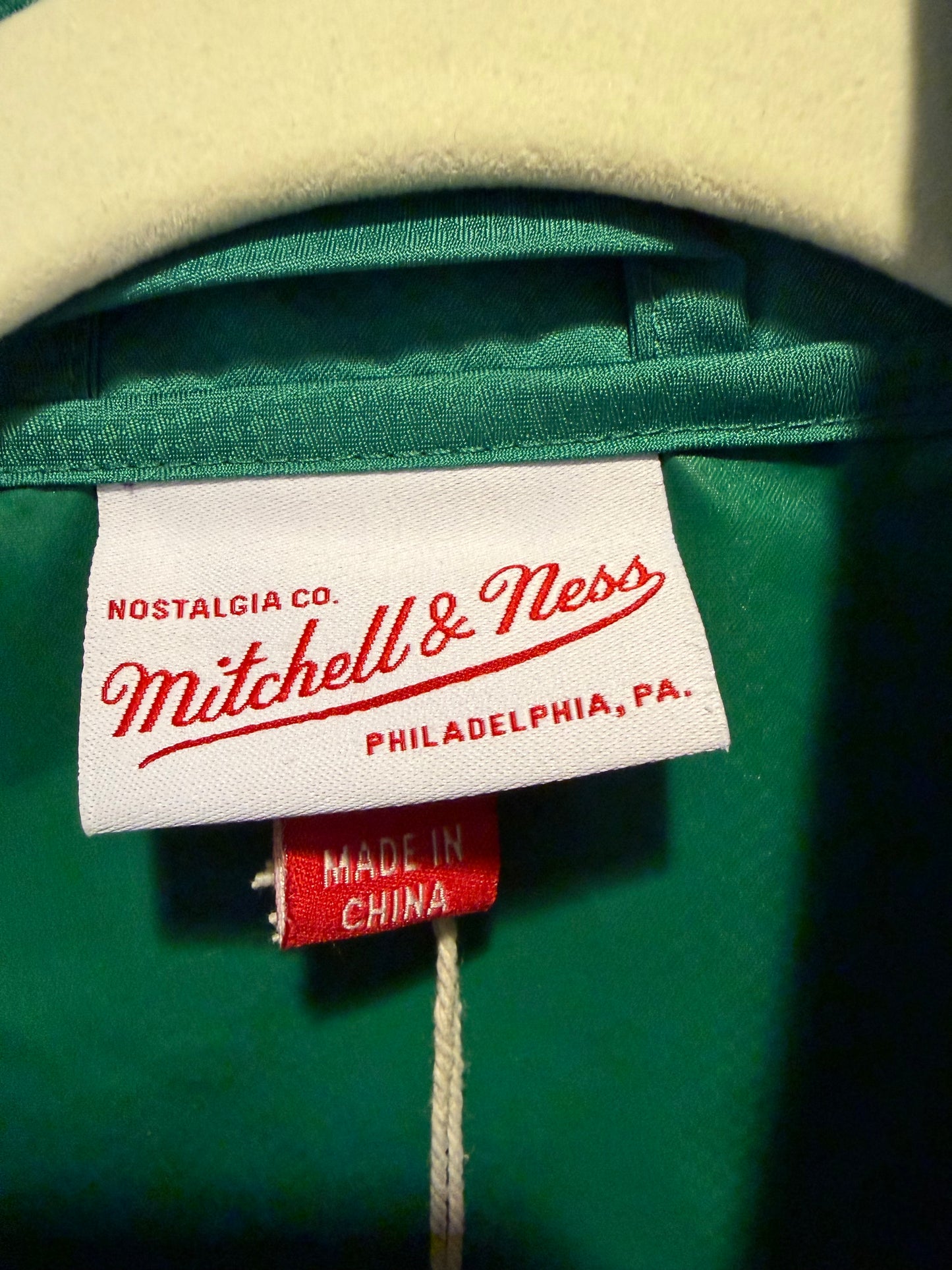 M&N Seattle Supersonics Coaches Jacket