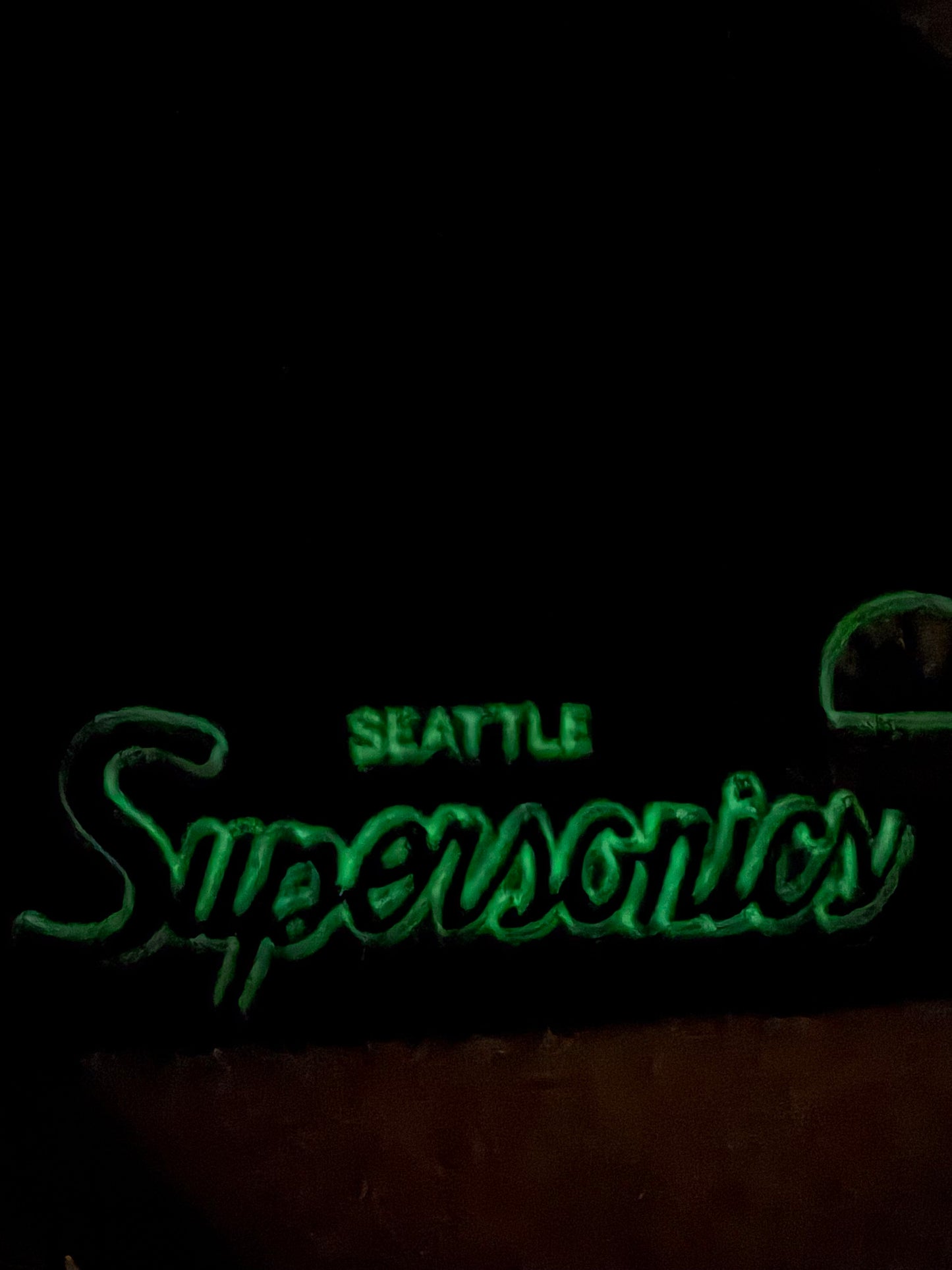M&N Seattle Supersonics Glow in the Dark Beanie