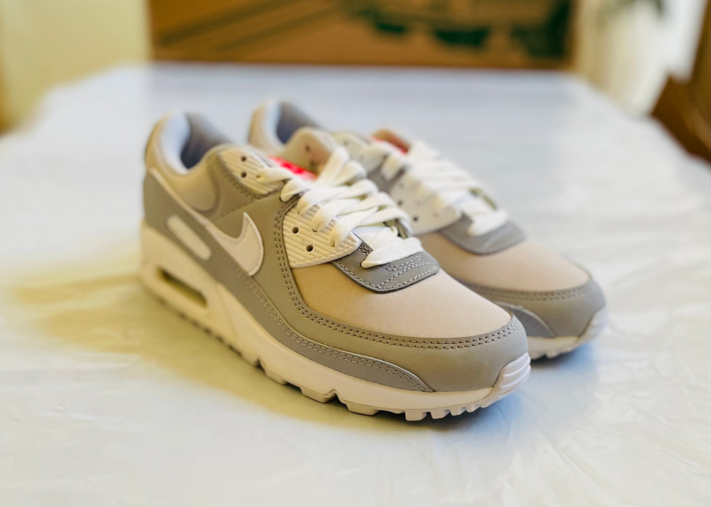 Womens Nike Air Max 90 grey smoke