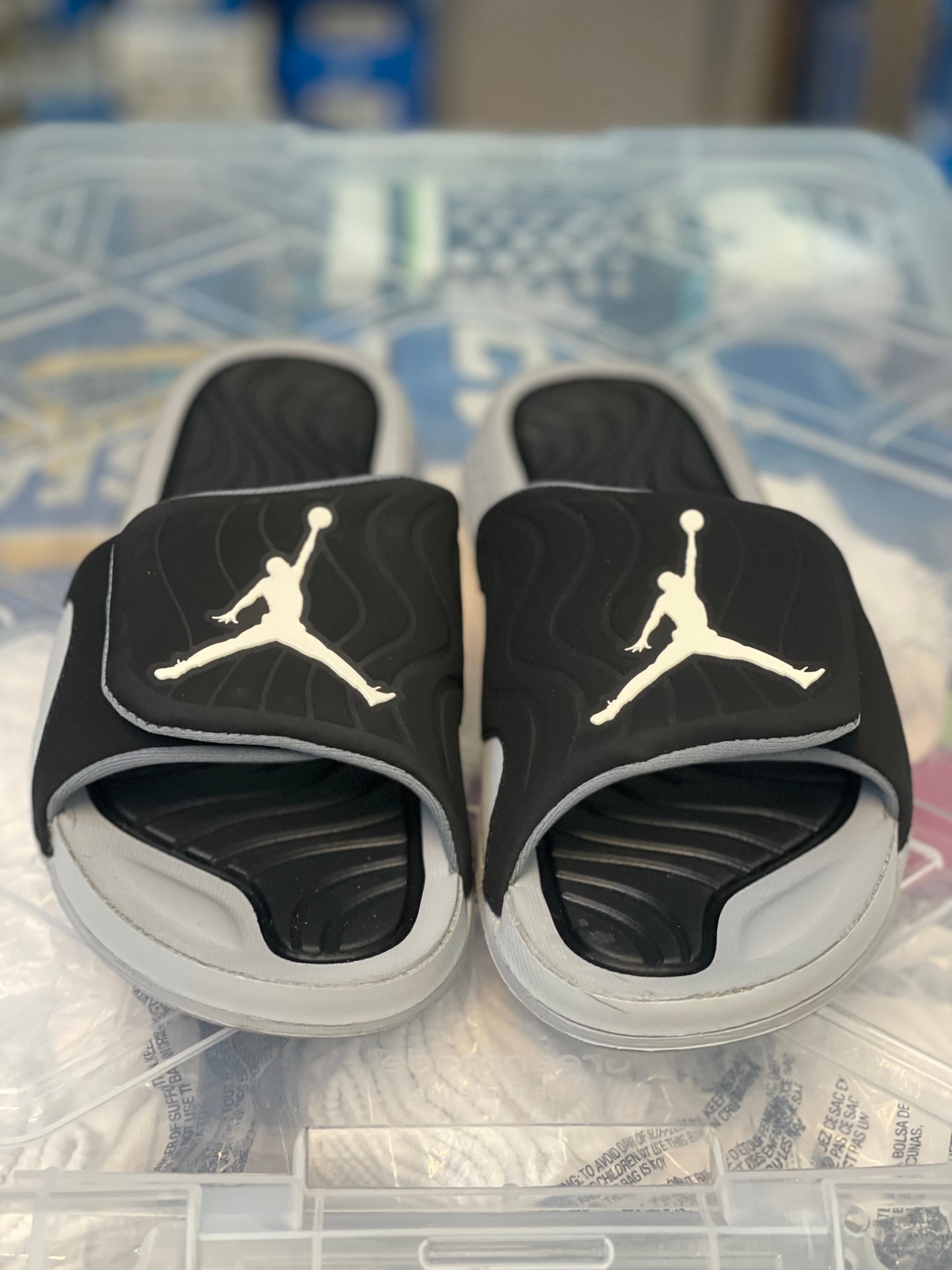 Jordan Hydro 4 Men gry/blk