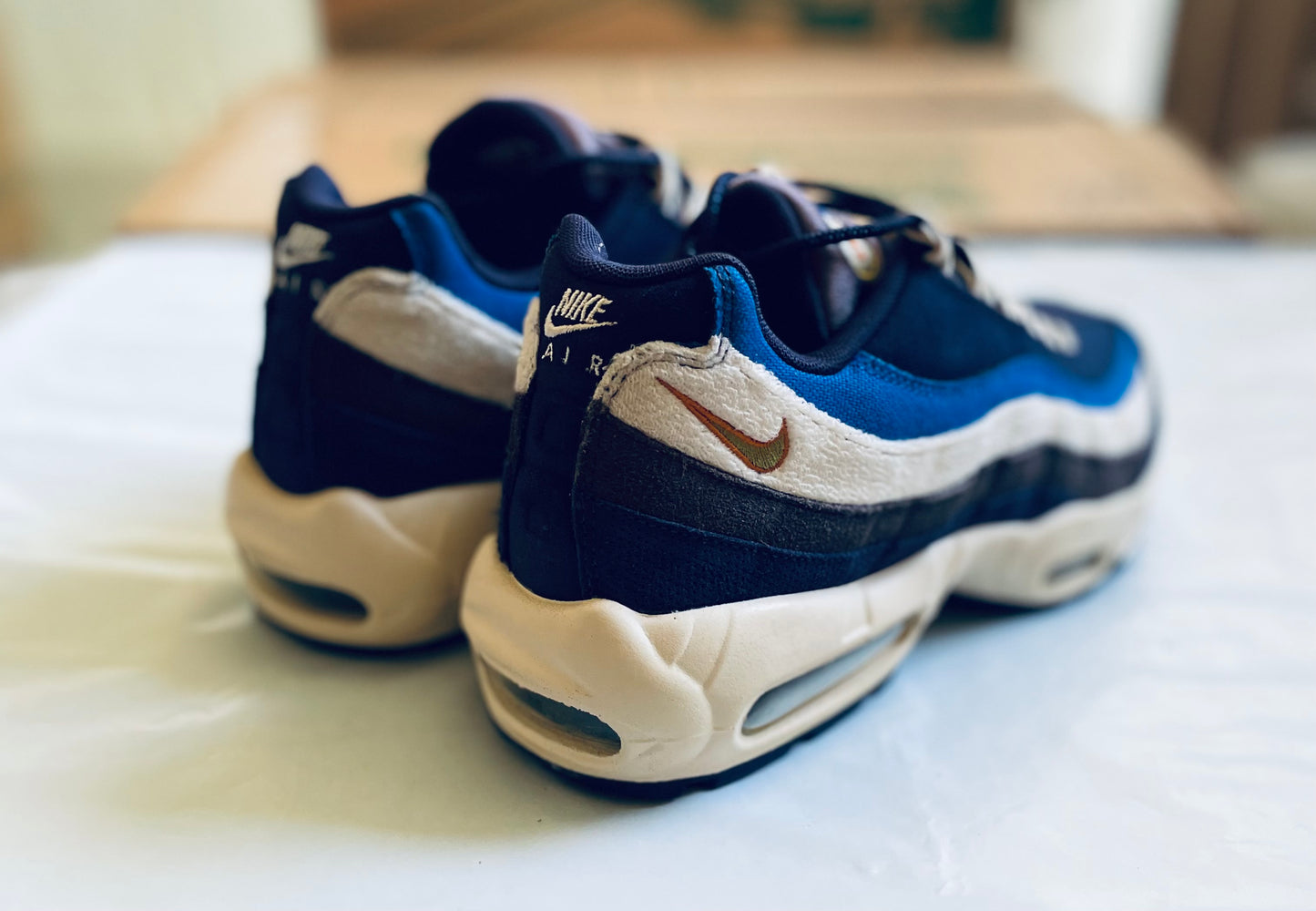 Nike Air Max 95 Premium Mens Blackened Blue