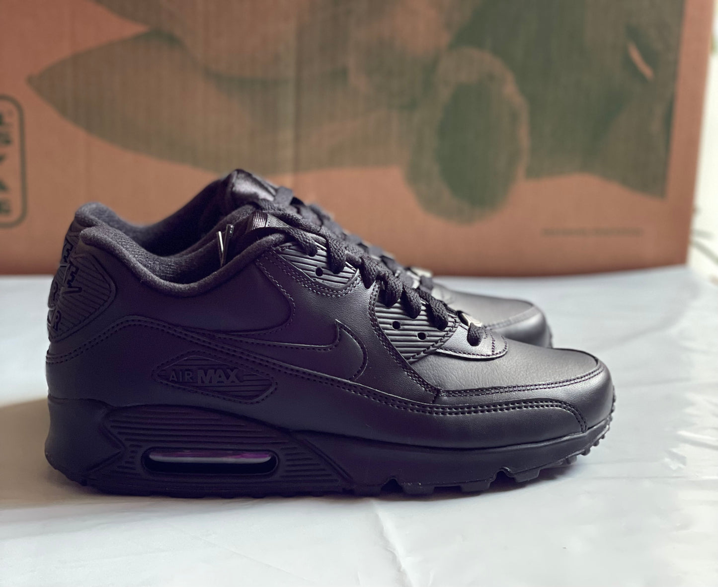 Nike Air Max 90 Mens Black/Black-Black