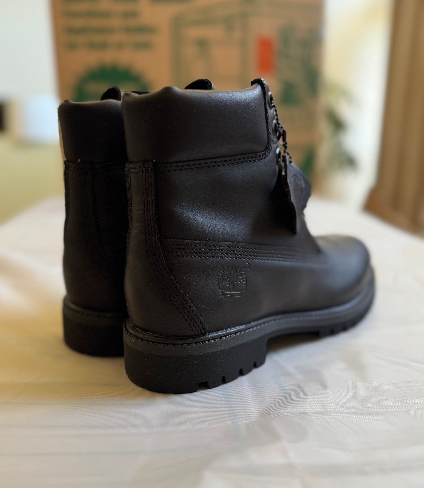 Premium 6inch Boot Mens Smooth Black Leather
