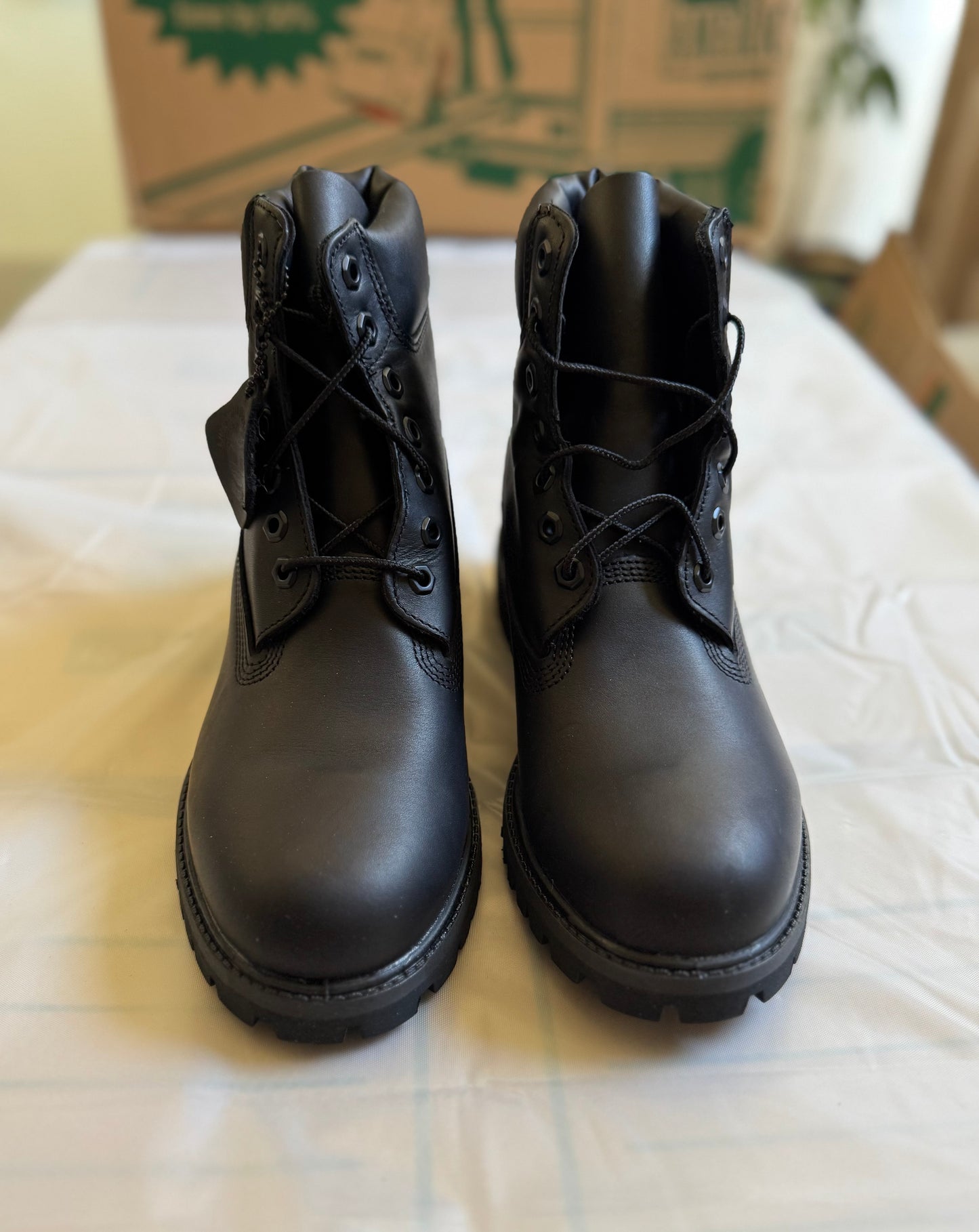 Premium 6inch Boot Mens Smooth Black Leather