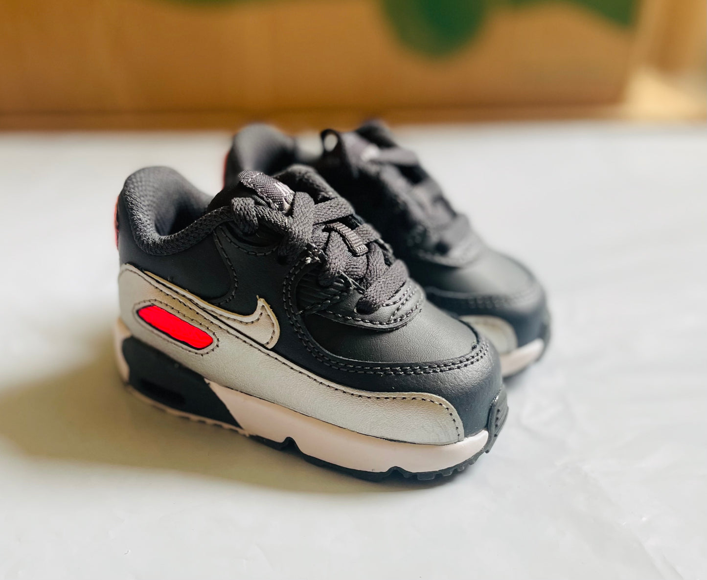 Nike Air Max 90 Toddlers anthracite/metallic silver