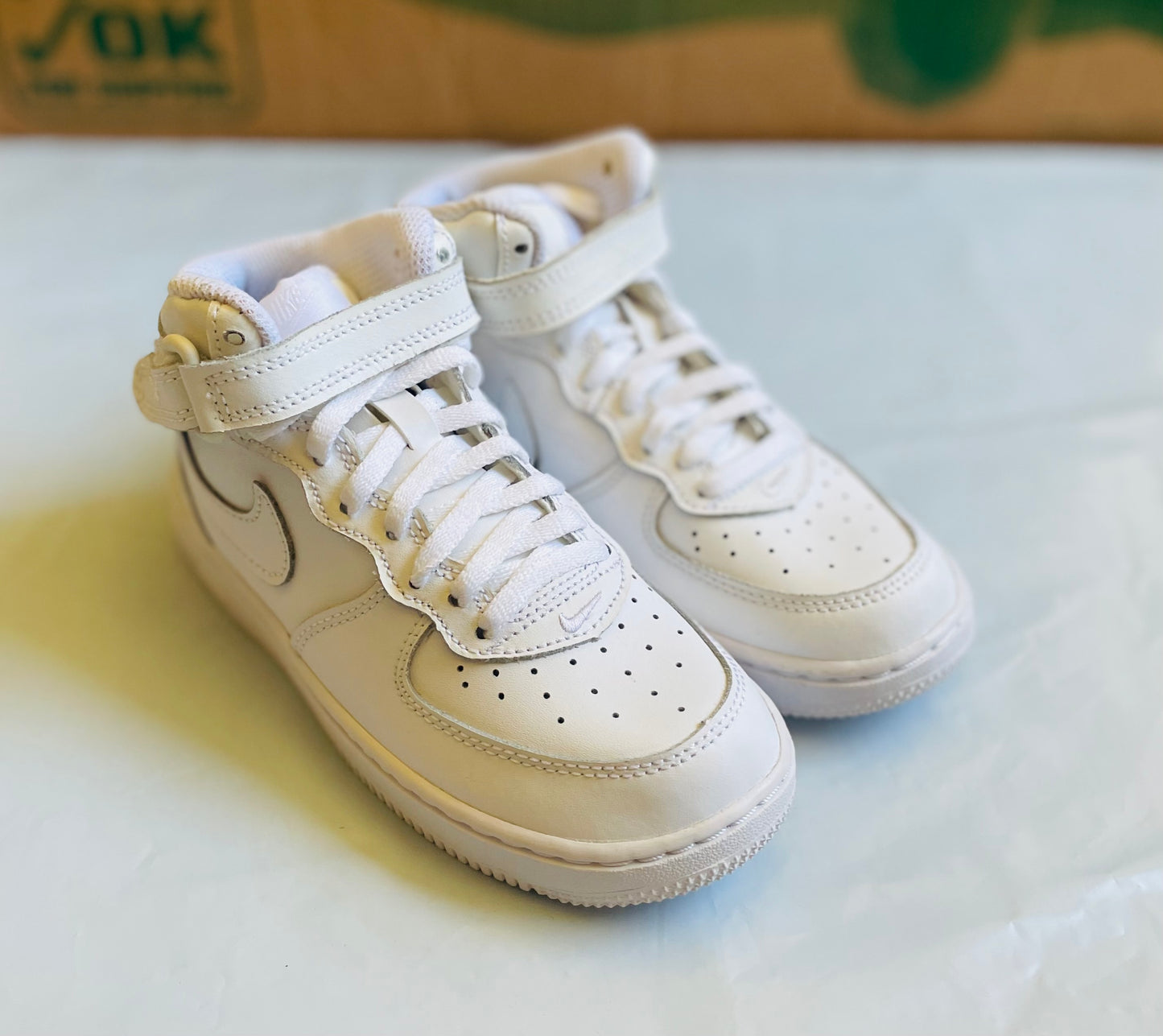 Air Force 1 Mid PS Wht/Wht