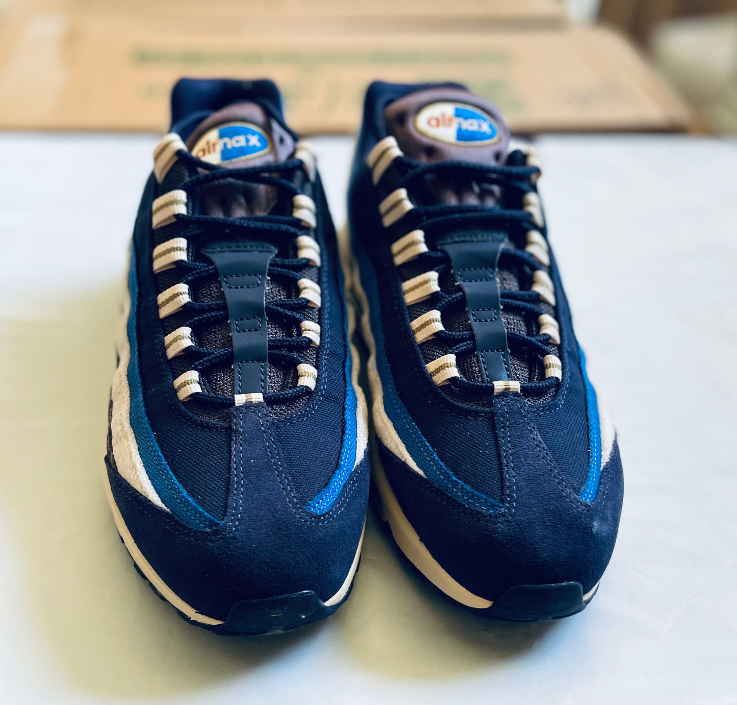 Nike Air Max 95 Premium Mens Blackened Blue