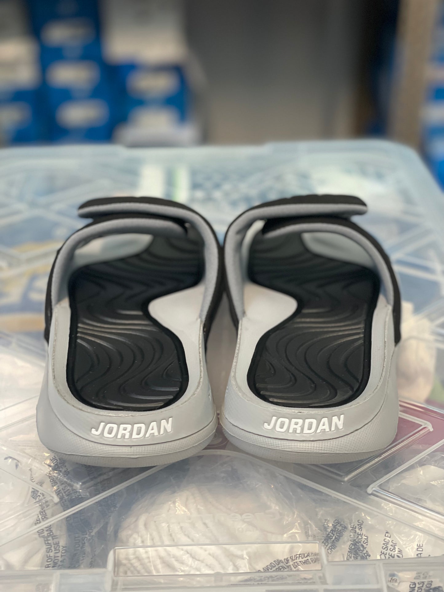 Jordan Hydro 4 Men gry/blk