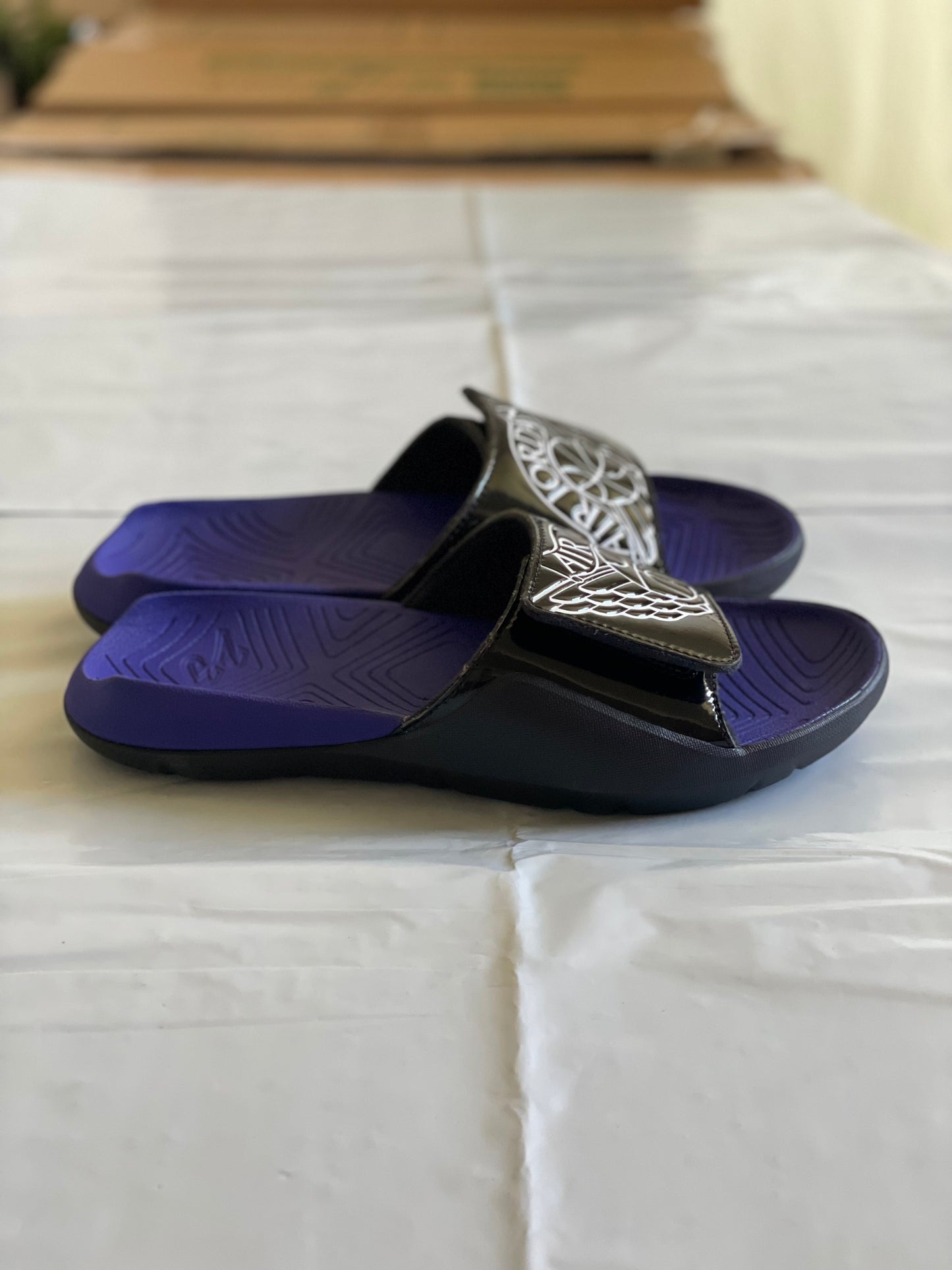 Jordan Hydro 7 Men blk/purple