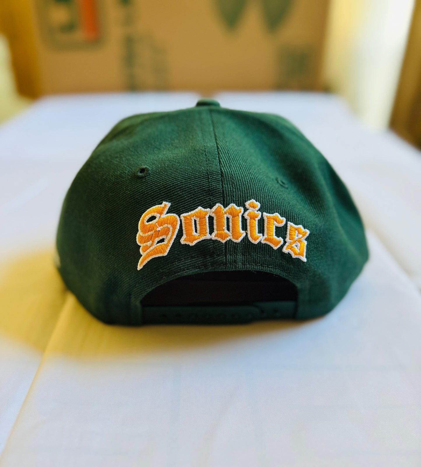 M&N Seattle Sonics Snapback English Dropback Hat