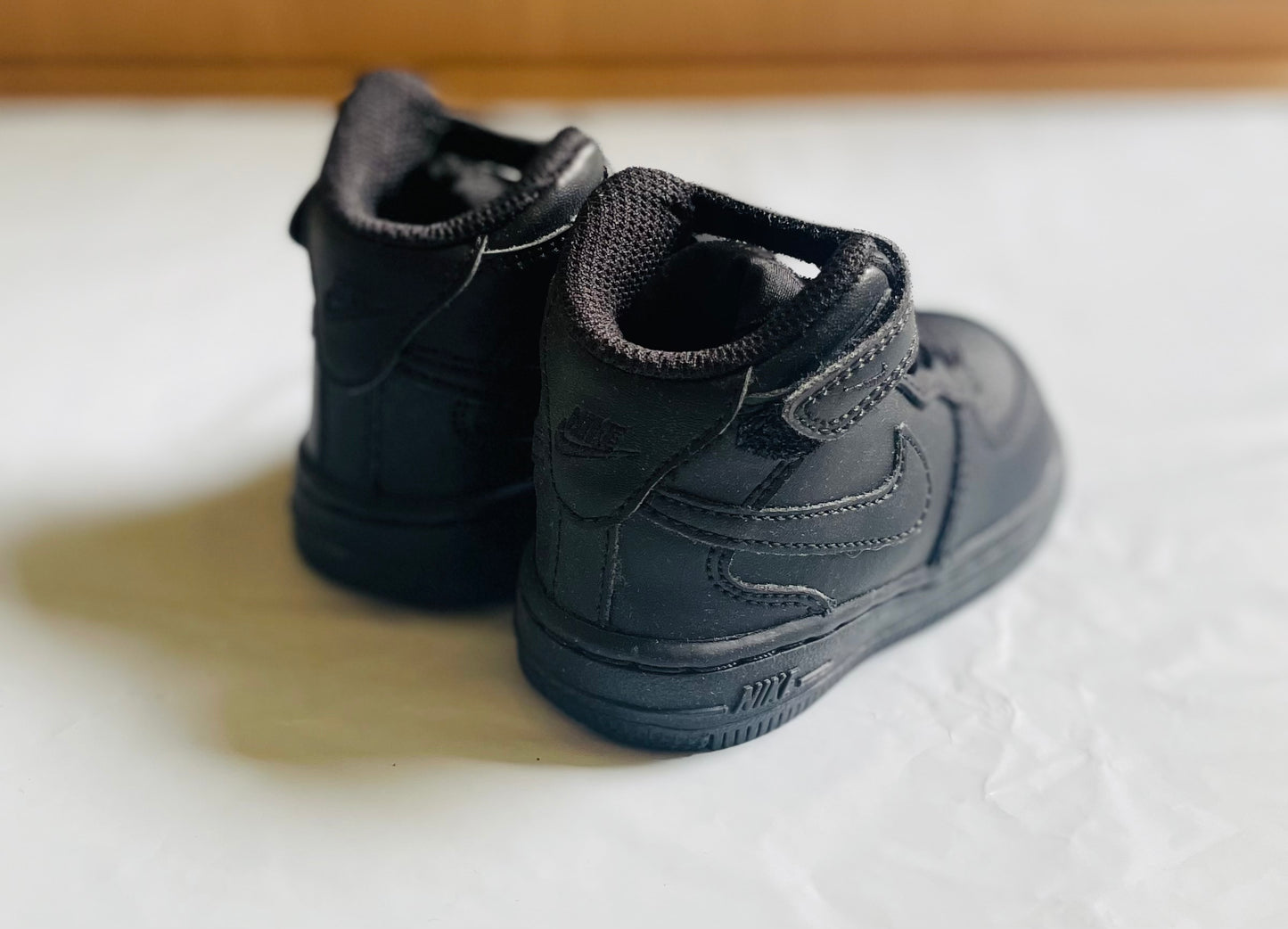 Air Force 1 all BLACK mid infants (TD)