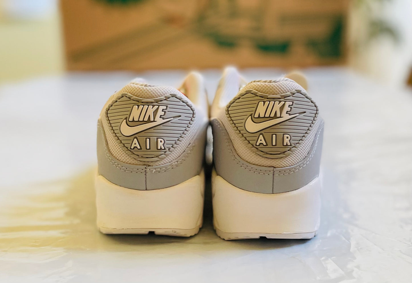 Womens Nike Air Max 90 grey smoke