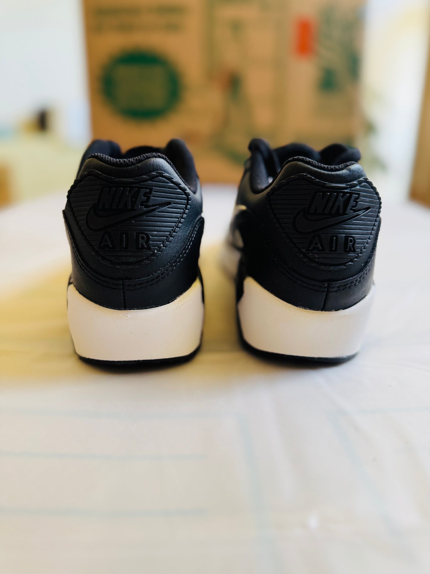 Nike Air Max 90 Juniors Blk/Wht-Blk