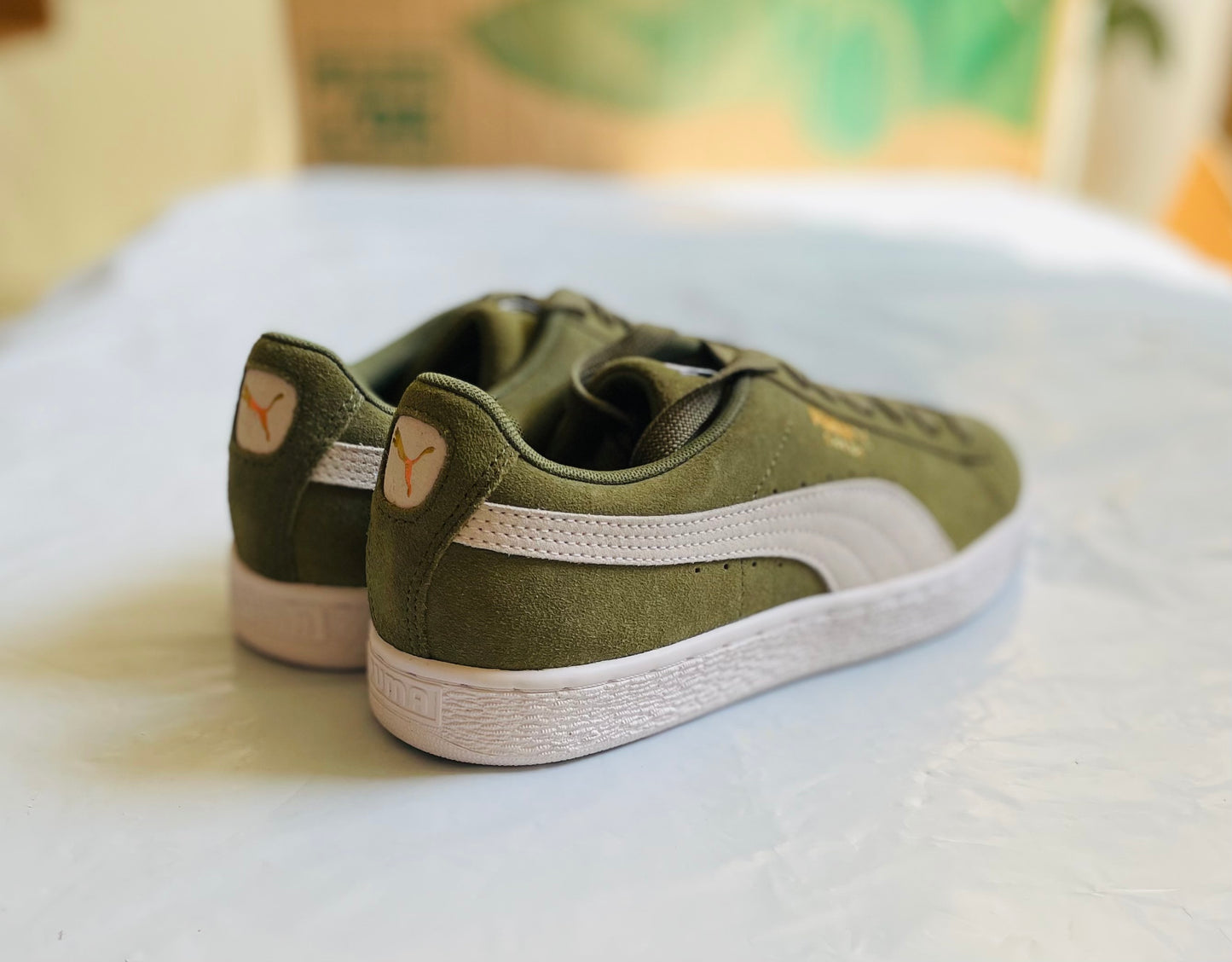 Suede Classic olivine