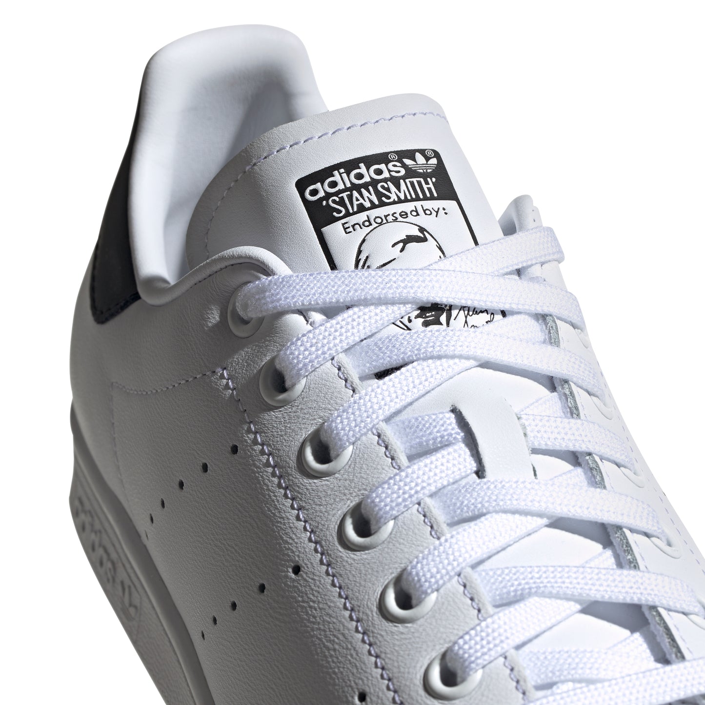 Stan Smith White w Black Mens-Adidas