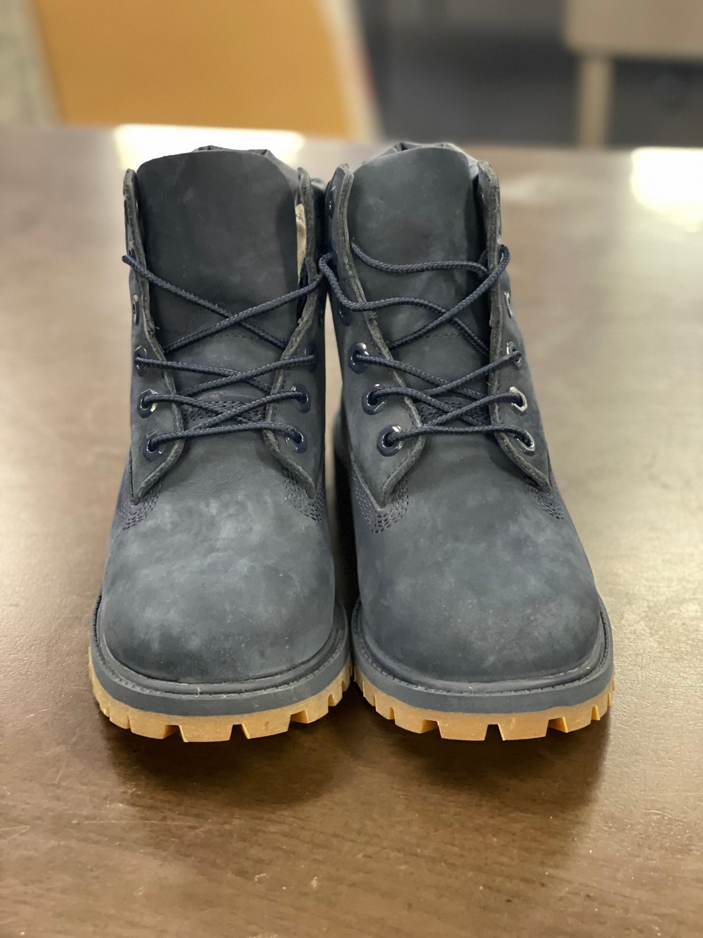 6in Premium Boot Juniors Navy