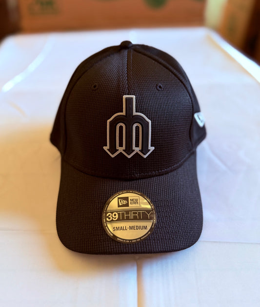 New Era 39Thirty Seattle Mariners Cap Black