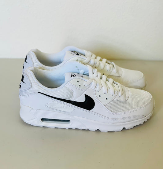 Nike Air Max 90 Womens Wht/Blk-Wht