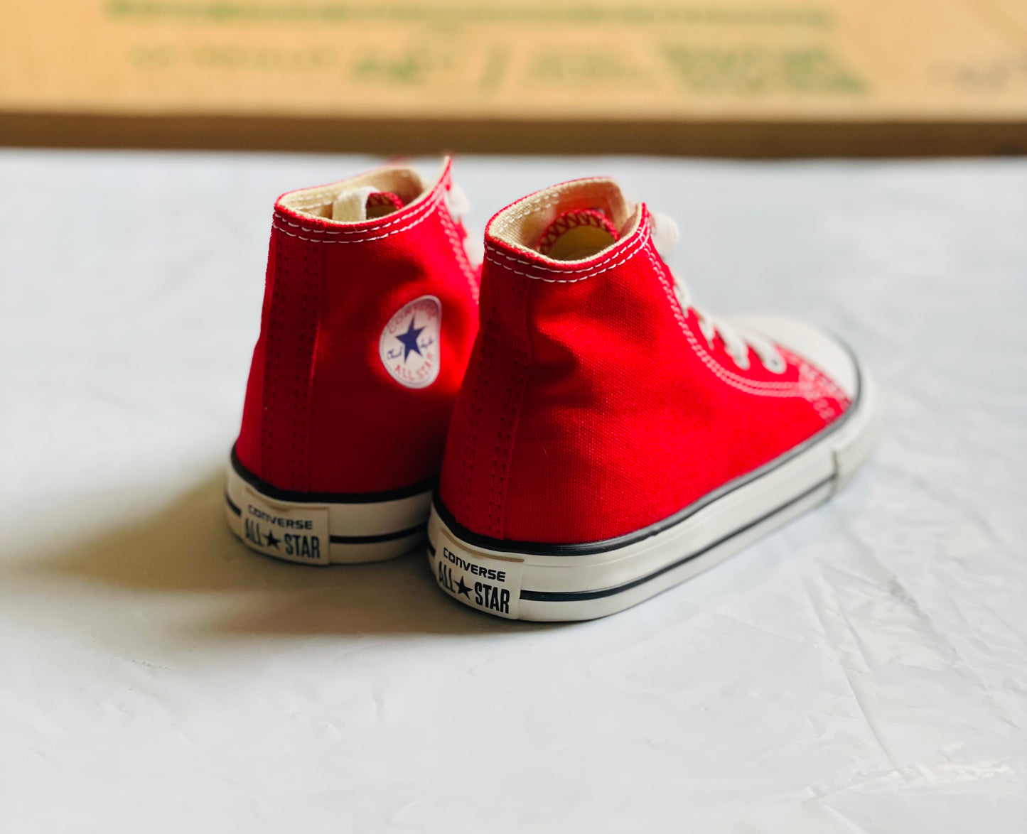 Converse All Star Hi Red Infants