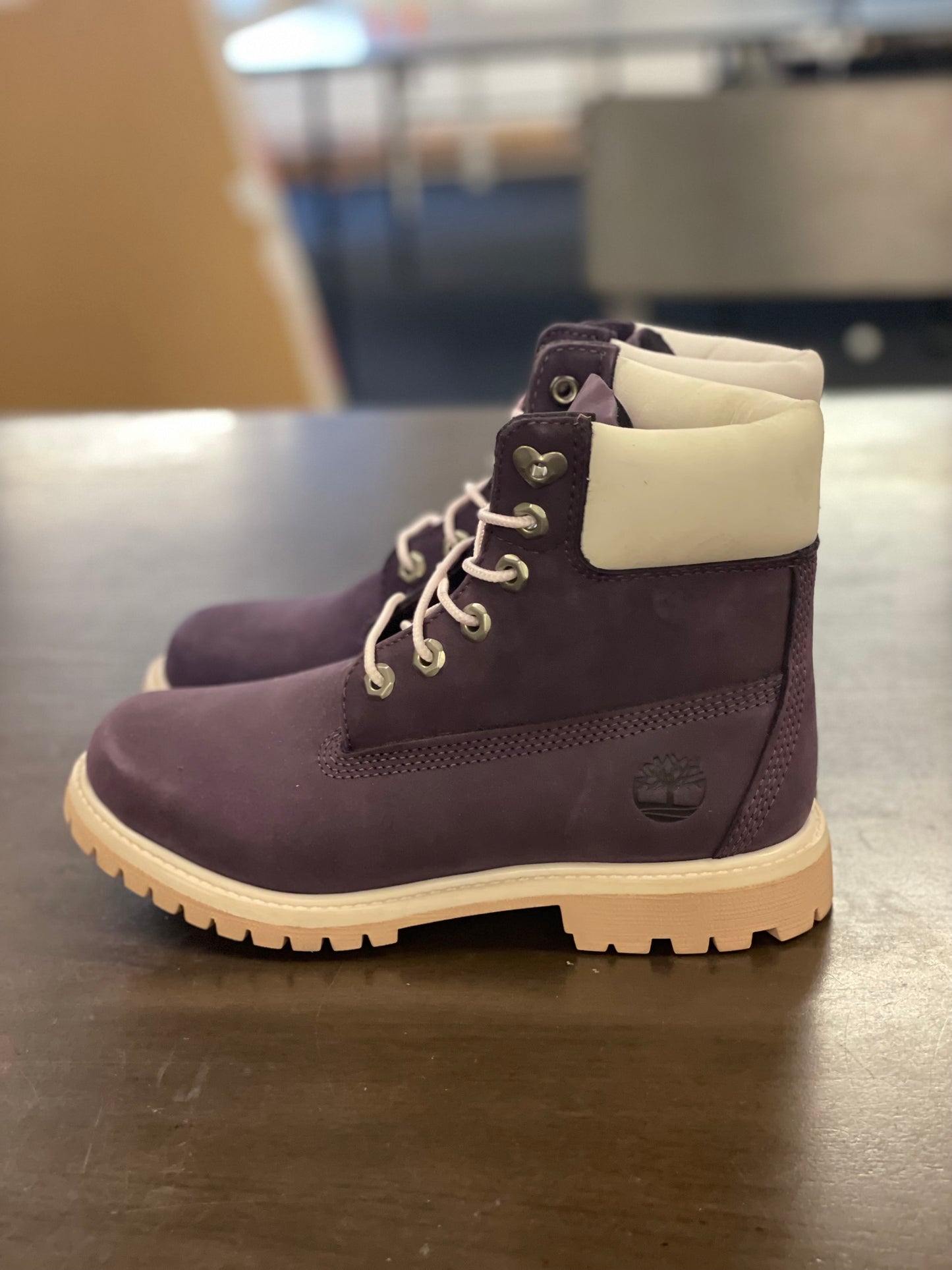 6in Premium Boot Purple Nubuck Womens