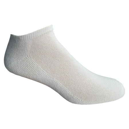 Plain White No Show Socks