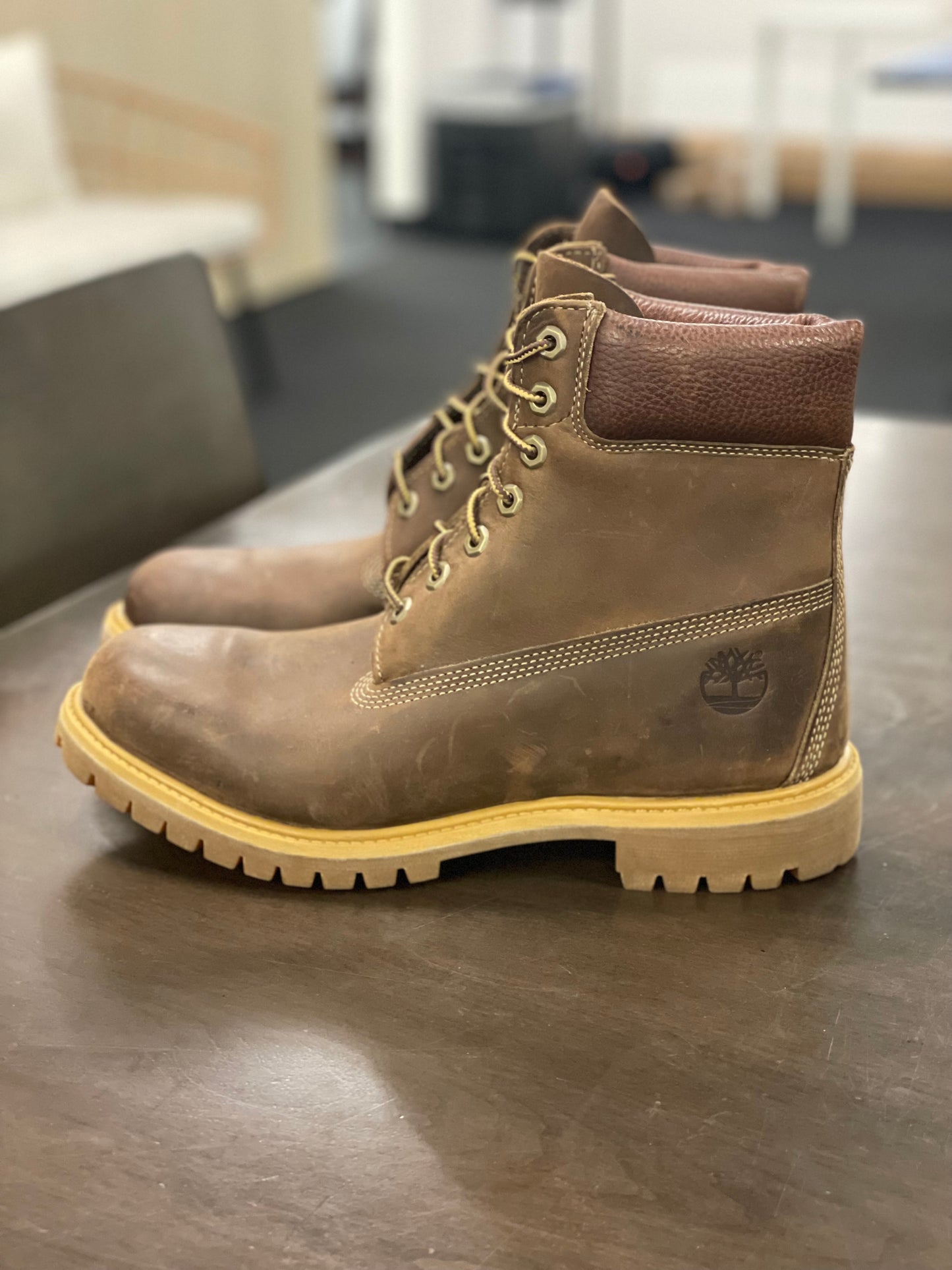 Premium 6inch Boot Brown Oiled Leather