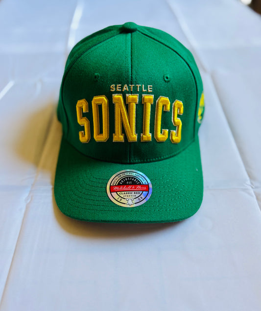 M&N Seattle Supersonics The Champ Redline Snapback