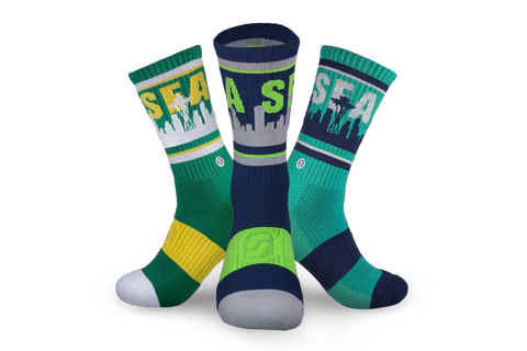 Skyline Socks Seattle Teams